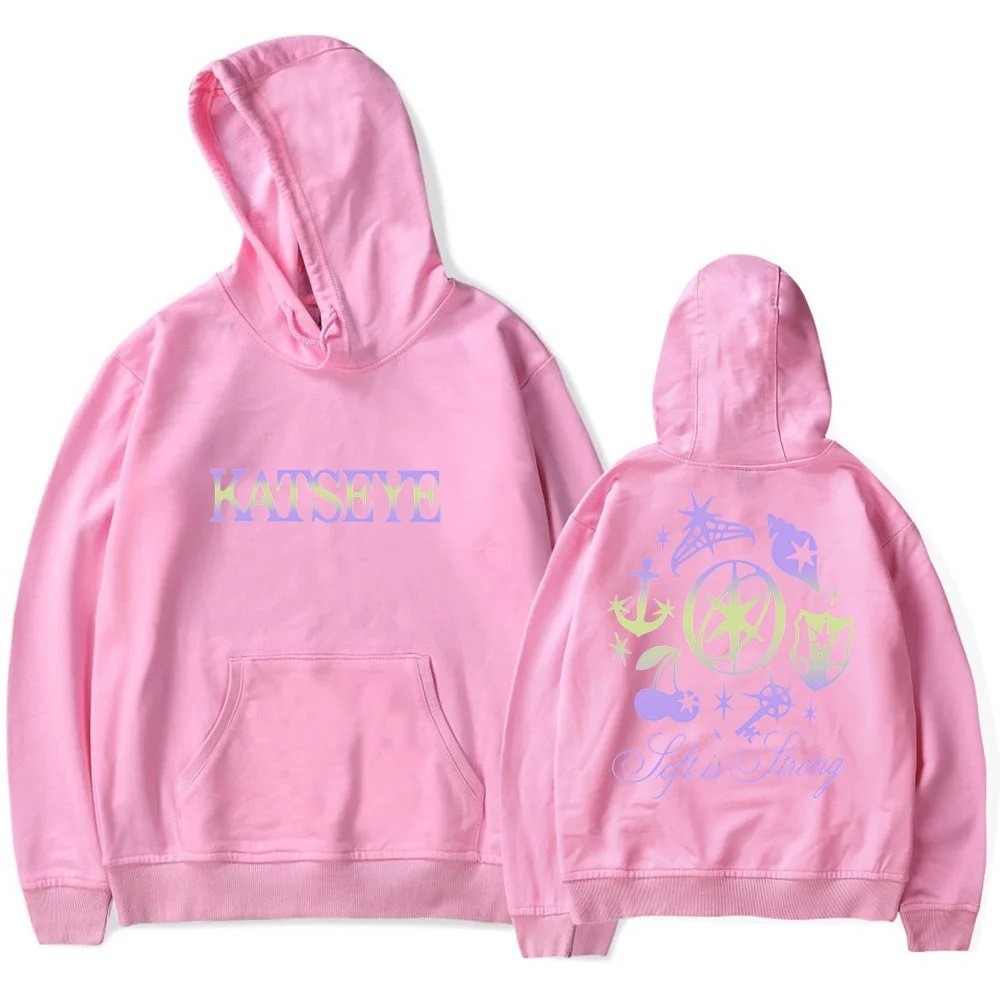 GN KPop Demon Hunters KATSEYE vải Áo Hoodie Anime Áo Unisex Dài Tay Top NG
