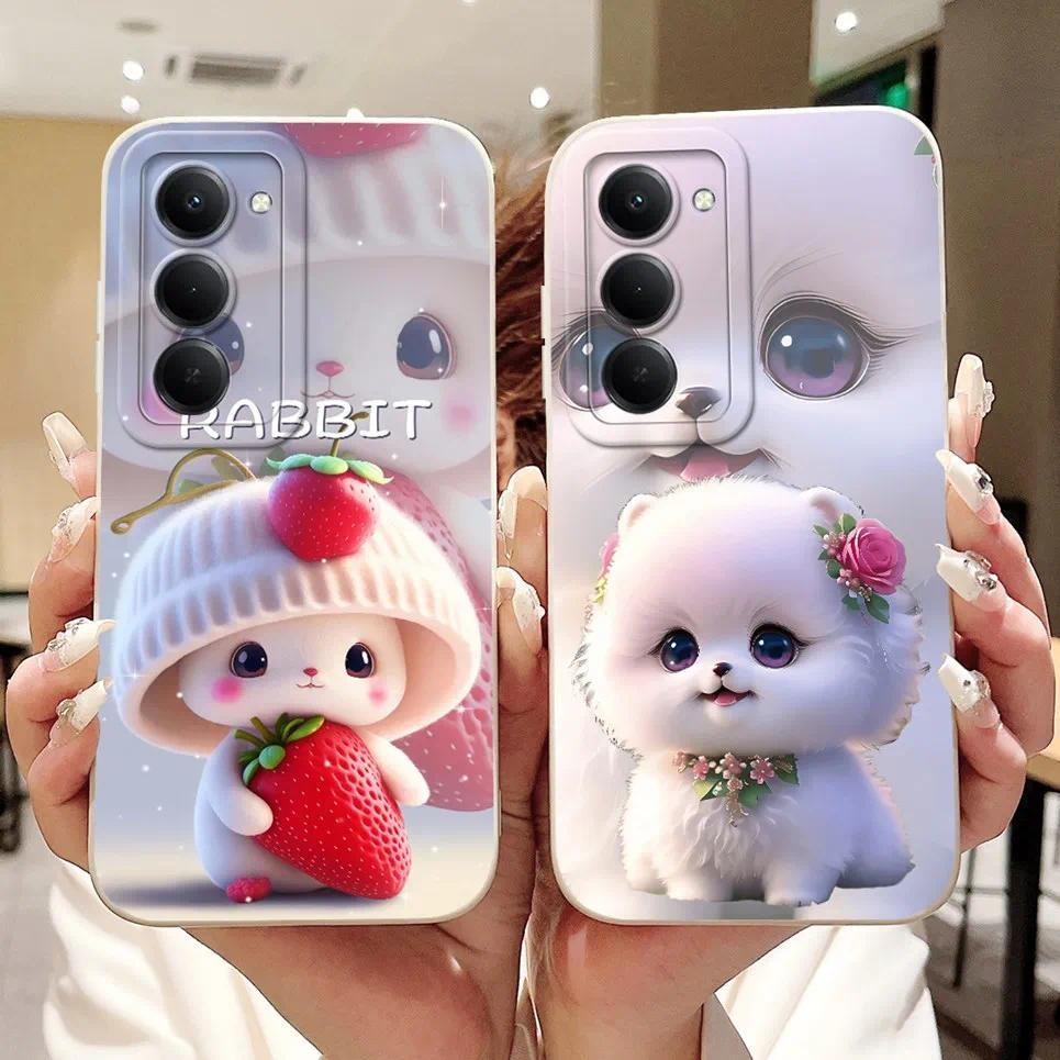 Vỏ hoa hình bướm nữ tính cho Xiaomi Redmi 15 Redmi15 5G Ốp điện thoại vật chất Vỏ silicon lỏng mềm Xiomi 15 Coque