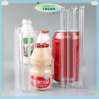ZMONH 500 Chiếc DIY Ống Hút Nhựa Dùng Một Lần Ngắn Trong Suốt Nhọn Mỏng Ống Hút Uống Hàng Hóa Phụ Kiện Nhà Bếp