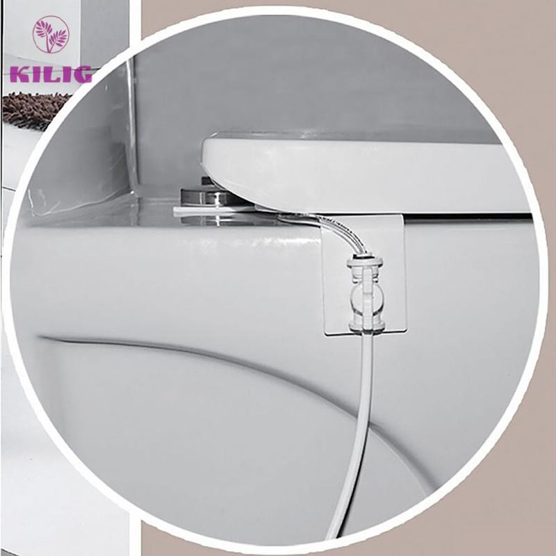 Bộ vòi xịt nước không dùng điện gắn bồn cầu nhà tắm tiện lợi