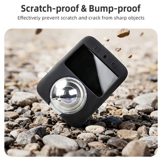 Dành Cho DJI OSMO 360 Vỏ Bảo Vệ Silicon Bao Ống Kính camera Toàn Cảnh Chống Rơi Bảo Vệ Phụ Kiện