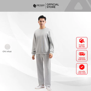 Bộ nỉ nam Phan Nguyễn, chất liệu cotton cao cấp, co giãn nhẹ, mềm mại, form regular fit BNP.014