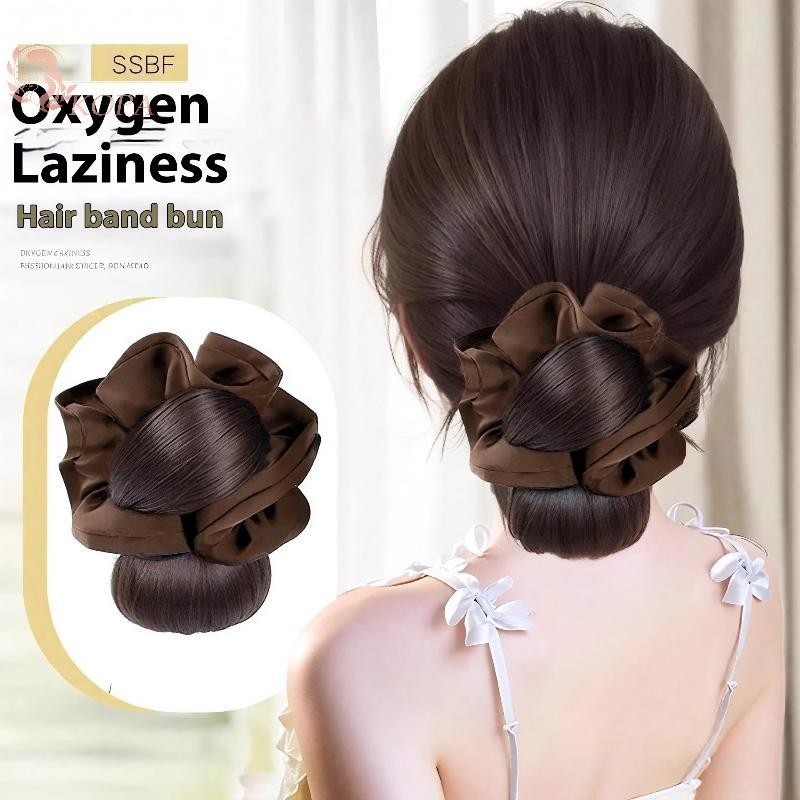 KOPA Low Bun Tóc Giả -In Messy Bun Tóc Thẳng Nối Dài Cho Dễ Dàng Updo Móng Vuốt Tổng Hợp Xộn Tóc Bun Dành Cho Nữ VN