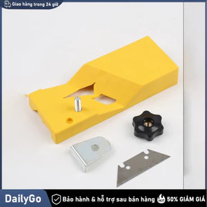 Dụng cụ bào gọt cạnh thạch cao/gỗ mềm, dùng lưỡi dao trổ khỏe, gọt góc