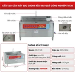 Máy sục ozone rửa rau quả công nghiệp FX120 NEWSUN - bảo hành 12 tháng-Gía bán chưa bao gồm phí nhà bán tự vận chuyển — ảnh 2