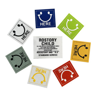 Miếng dán vải hoạt hình dễ thương với họa tiết smiley offset print để trang trí quần áo - YJVJ