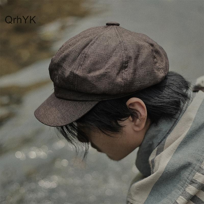 Mũ Beret Nam Retro Nghệ Thuật, Phong Cách Họa Sỹ, Dày Hợp Mặc Thường Nhật