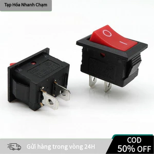 【COD】Công tắc ON/OFF mini, hỗ trợ định mức kép 6A-125V và 3A-250V, phù hợp cho nhiều ứng dụng điện gia dụng và công nghi