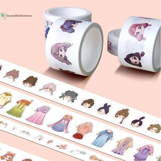 BeautifulHomeA Công Chúa Dễ Thương Ăn Mặc Chống Thấm Nước Miếng Dán Cô Gái Hoạt Hình Bộ Băng Dễ Thương Trẻ Em Sổ Tay Nhân Vật Trang Trí Miếng Dán VN