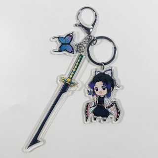 New Demon Slayer Kamado Tanjirou Kamado Nezuko Tomioka Giyuu Cartoon Anime Peripheral Backpack Pendant Creative Acrylic