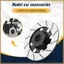 4 Chiếc Đĩa Phanh Kim Loại Vành Bánh Xe Hộp Kim Loại Lục Giác 12 Mm Cho 1 / 10 D4 Trên Đường Đua Phụ Kiện Xe RC, Đen