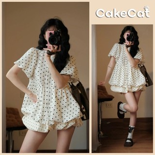 Áo Sơmi Chấm Bi Tay Bồng Form Bí Phồng Tiểu Thư Siêu Xinh Sơ Mi Babydoll