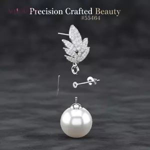 AqToCna Thiết Kế Thanh Lịch Nữ Thả Bông Tai Sáng Zircon Giả Ngọc Trai Sang Trọng Kỷ Niệm Đám Cưới Hợp Thời Trang Phụ Kiện Trang Sức Quà Tặng AqToCna