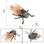 Mô phỏng trẻ em Mô hình động vật tĩnh rắn Côn trùng hoang dã Cicada Biết Vàng Cicada Đồ trang trí đồ chơi bằng nhựa Cicada Chiều cao 3cm