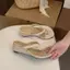 T TT Phiên Bản Hàn Quốc Thời Trang Đế Nêm Gót Chân Flip-Flops Nữ Dép Dép Dép Nhỏ Có Váy Đi Biển Giày