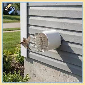 Nắp thoát nước mưa trên nóc B & N Nắp ban công tròn Thiết kế chống tắc nghẽn cho hệ thống nước gia đình sân vườn sân thượng.