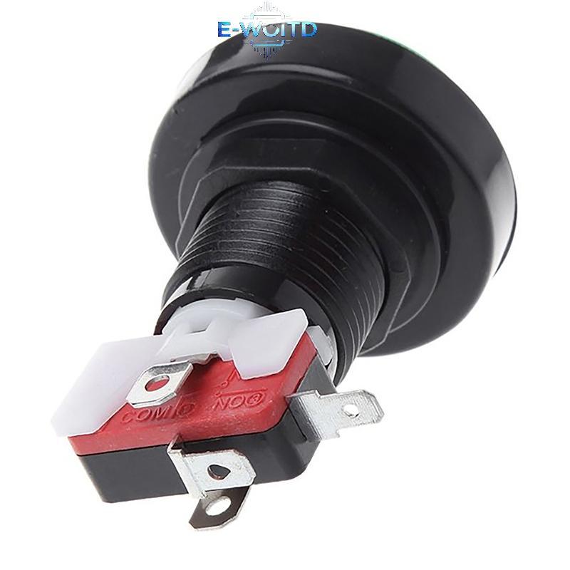 E-WOITD 1 Nút Nhấn 45 Mm Nút Arcade Led Micro Switch 12V Bộ Công Tắc Nút Nguồn Xanh / Vàng / Đỏ / Trắng / Xanh E-WOITD
