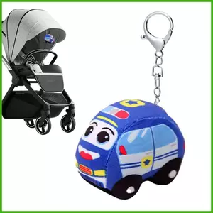 Thú Nhồi Bông Móc Khóa Sang Trọng Xe Cứu Hỏa Búp Bê Nhồi Bông Xe Đồ Chơi Giáo Dục Mềm Mại Cho Túi Xách Ví wipqsvn