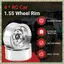 4 Chiếc 1.55 Kim Loại Đính Hạt Bánh Xe Vành Hub Cho 1 / 10 RC Xe Bánh Xích Jr 90069 D90 CC01 LC70 MST, 5