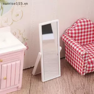 SRVN 1: 12 Nhà Búp Bê Mô Phỏng Full Chiều Dài Gương Nhà Búp Bê Thu Nhỏ Đồ Nội Thất Trang Trí Nhà Búp Bê Phụ Kiện Cho Đồ Chơi Trẻ Em.