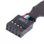1 Nữ Đến 2 Nam Y Splitter HD Cáp Nối Dài 15cm Cho PC DIY FSI
