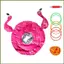 Vòng bóng rổ bơm hơi cho bể bơi Đồ chơi ngoài trời nổi bơm hơi Bể bơi Flamingo Vòng bóng rổ cho kouvn