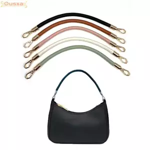 Dây đeo túi đeo vai OUSXA, Dây đeo túi xách bằng da PU có thể tháo rời, Túi thay thế khóa dây chuyền vàng thời trang Phụ kiện túi cầm tay ngắn