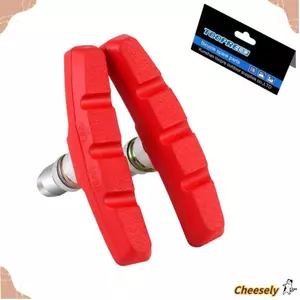 Má phanh cao su CHEESELY, Má phanh chữ V xe đạp bằng thép không gỉ bền bỉ, Hệ thống phanh đa năng cho xe đạp leo núi