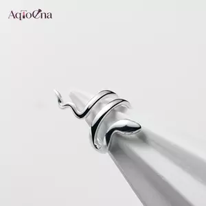 AqToCna 1 Cặp Cá Tính Punk Rắn Tai Kẹp Bông Tai Dành Cho Nữ Không Xuyên Sụn Tai Còng Bông Tai Trang Sức Mỹ Quà Tặng AqToCna