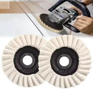 Đĩa đánh bóng nắp nỉ len AWNGD, Len dễ sử dụng Miếng đánh bóng nỉ, Đĩa đánh bóng sáp kim loại đa chức năng Đá cẩm thạch