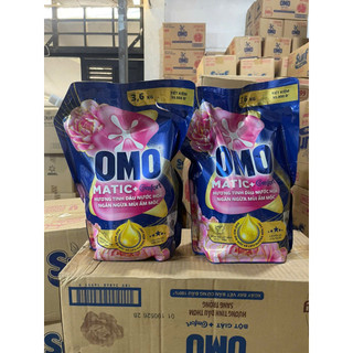 Nước Giặt OMO Matic 3.6 Hương Tinh Dầu Nước Hoa, Ngăn Mùi Ẩm Mốc cửa trước