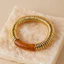 Shuling Thời Trang Nữ Vòng Tay Đính Hạt Vàng Phong Cách Vintage