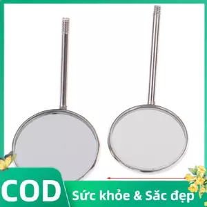 Trong Kho 1Pcs Nha Khoa Miệng Gương Với Xử Lý Thép Không Gỉ Bằng Miệng Phản Xạ Cod