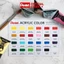 Màu vẽ acrylic Pentel WA2 độ phủ cao nhanh khô bám màu tốt màu sắc tươi sáng