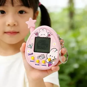 Mặt dây chuyền túi móc khóa thú cưng ảo thân thiện với du lịch nhẹ KIKIN với các tính năng tương tác tích hợp để di chuyển vui nhộn
