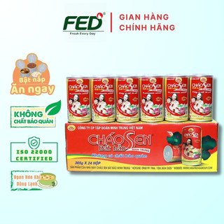 Cháo sen bát bảo Minh Trung 365g -(thùng 24 lon) - FED
