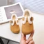 Giày Mùa Đông Cho Bé Gái Trai Lót Lông Ấm Áp, Giày Bít Tất Kiểu Dáng Birken Đế Mềm, Giày Lười Trẻ Em