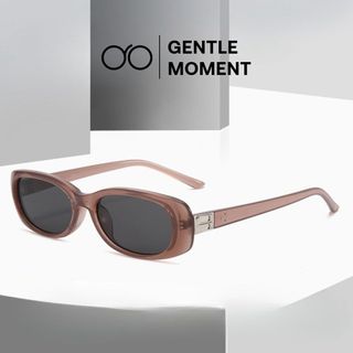 Kính râm oval gọng vuông GENTLE MOMENT kính mát chống tia UV chống nắng thời trang nam nữ phong cách GMT603