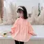 Medium Big Kids (90-150) Áo khoác ngoài mùa xuân Áo sơ mi Hàn Quốc Phong cách mùa xuân thu Phong cách Preppy