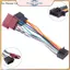 POWER Car CD Tail Line Máy nghe nhạc vô tuyến âm thanh nổi Đầu nối dây ISO Cáp âm thanh cho đầu phát CD trên ô tô Pioneer.