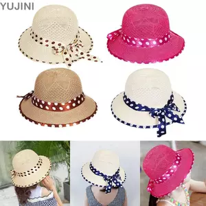 Mũ Xô YUJUNI, Mũ Chống Nắng Chống Nắng UV Người Cá, Mũ Rơm Thoáng Khí Vành Rộng Có Thể Gập Lại Mũ Che Nắng Xuân Hè