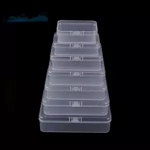 Hộp Bảo Quản Trong Suốt YICA, Hộp Đựng Hạt Trang Sức Bằng Nhựa Trong Suốt, Vuông Chất Lượng Cao 8 Kích Cỡ Vật Dụng Nhỏ Hộp Đóng Gói