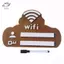 Tấm trưng bày thông tin Wifi bằng gỗ HFTOY 1 biển hiệu mật khẩu có thể xóa được bằng bút cho văn phòng Bàn làm việc trước nhà hàng ~