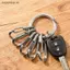# HB # Móc khóa lò xo bằng kim loại đa năng cộng với 5 chiếc móc khóa cho kẹp móc khóa Carabiner Sử dụng hàng ngày.