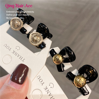 Retro Mini Nhỏ Lấy Kẹp Nữ Cao Cấp Cảm Giác Thư Nổ Tóc Gãy Đầu Công Chúa Hoa Kẹp Tóc Mũ Đội Đầu Bên Kẹp