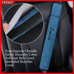 YRBWD Dây An Toàn Ô Tô, Chenille Bảo Vệ Vai Dây An Toàn Ô Tô Miếng Lót Vai, Đa Năng Có Thể Điều Chỉnh Cosy Phụ Kiện Nội Thất Ô Tô Người Lớn