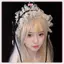 JRP Nữ Tóc Gothic Ngọt Nơ Ren Gothic Phụ Kiện Nhật Bản LO Girl Maid Đa Năng Kawaii Mũ JRP