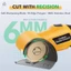 Máy cắt quay điện Máy cắt vải cầm tay Thảm da Tông đơ hợp kim có thể sạc lại Công cụ may DIY