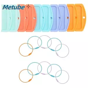 Hộp đựng thẻ 10 chiếc METUBE, Hộp đựng thẻ ABS Mini, Hộp đựng thẻ du lịch ngoài trời có thể tái sử dụng di động cho thẻ Yoto