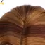 < YEI > Body Wave Keo Đóng 100% Tóc Con Người Mặt Trước Tóc Giả Ombre Nâu Mix Tóc Vàng Sóng Nước Phần Ngắn Bob Tóc Giả Mới